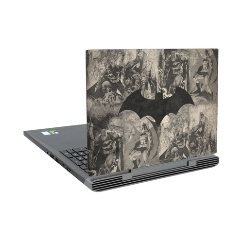 Batman DC Comics Logos And Comic Book Collage Distressed Vinyl Sticker Skin Decal Cover for Dell Inspiron 15 7000 P65F