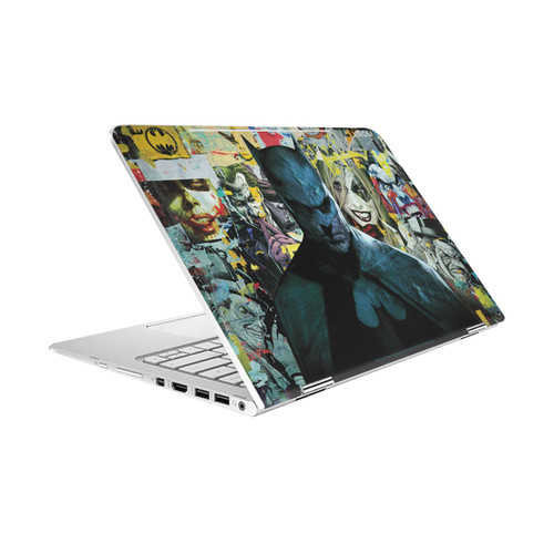 Batman DC Comics Logos And Comic Book Torn Collage Vinyl Sticker Skin Decal Cover for HP Spectre Pro X360 G2
