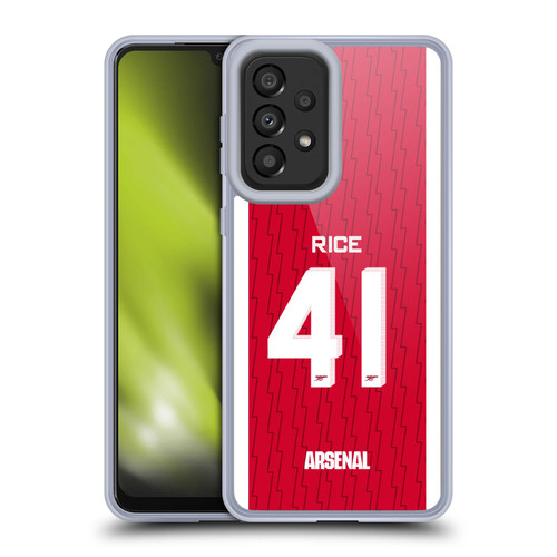 Arsenal FC 2023/24 Players Home Kit Declan Rice Soft Gel Case for Samsung Galaxy A33 5G (2022)