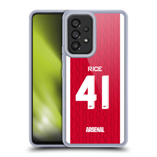 Arsenal FC 2023/24 Players Home Kit Declan Rice Soft Gel Case for Samsung Galaxy A53 5G (2022)
