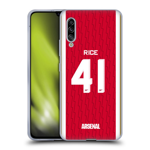 Arsenal FC 2023/24 Players Home Kit Declan Rice Soft Gel Case for Samsung Galaxy A90 5G (2019)