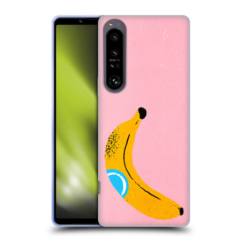 Ayeyokp Pop Banana Pop Art Soft Gel Case for Sony Xperia 1 IV