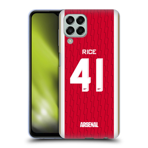 Arsenal FC 2023/24 Players Home Kit Declan Rice Soft Gel Case for Samsung Galaxy M33 (2022)