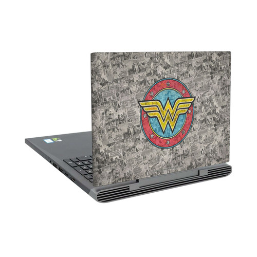 Wonder Woman DC Comics Comic Book Cover Vintage Collage Vinyl Sticker Skin Decal Cover for Dell Inspiron 15 7000 P65F
