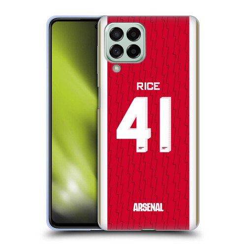 Arsenal FC 2023/24 Players Home Kit Declan Rice Soft Gel Case for Samsung Galaxy M53 (2022)