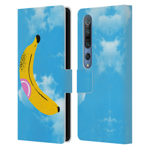 Ayeyokp Pop Banana Pop Art Sky Leather Book Wallet Case Cover For Xiaomi Mi 10 5G / Mi 10 Pro 5G
