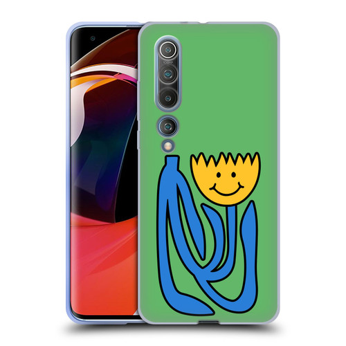 Ayeyokp Pop Flower Of Joy Green Soft Gel Case for Xiaomi Mi 10 5G / Mi 10 Pro 5G