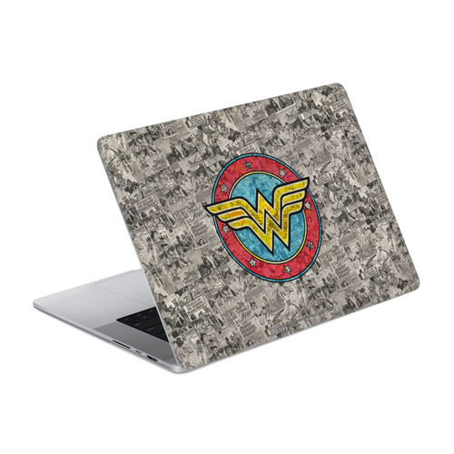 Wonder Woman DC Comics Comic Book Cover Vintage Collage Vinyl Sticker Skin Decal Cover for Apple MacBook Pro 14" A2442