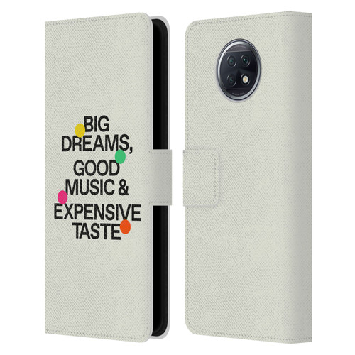 Ayeyokp Pop Big Dreams, Good Music Leather Book Wallet Case Cover For Xiaomi Redmi Note 9T 5G