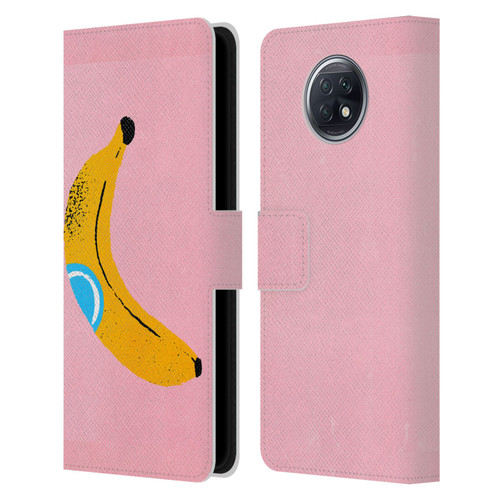 Ayeyokp Pop Banana Pop Art Leather Book Wallet Case Cover For Xiaomi Redmi Note 9T 5G
