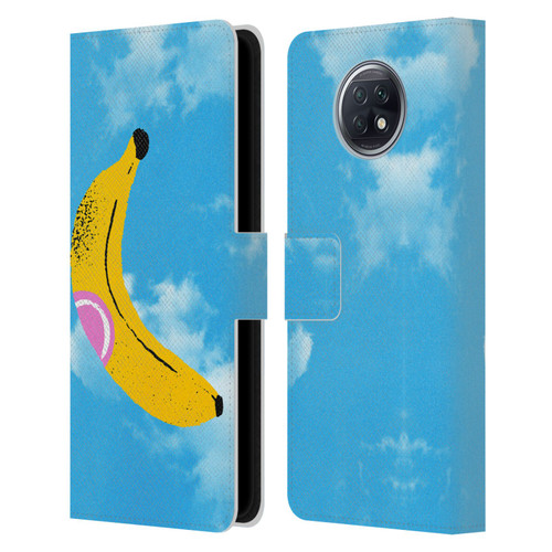 Ayeyokp Pop Banana Pop Art Sky Leather Book Wallet Case Cover For Xiaomi Redmi Note 9T 5G