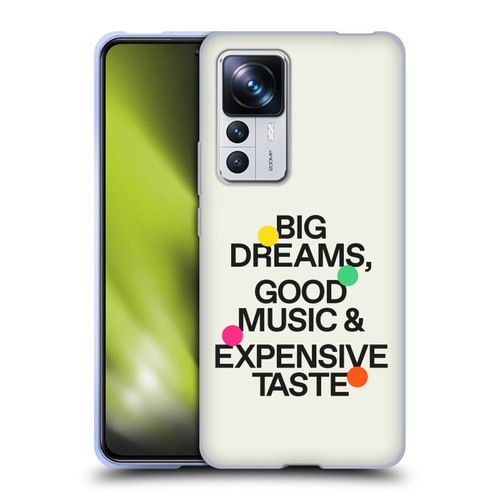 Ayeyokp Pop Big Dreams, Good Music Soft Gel Case for Xiaomi 12T Pro