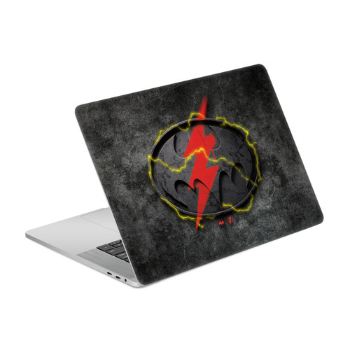 The Flash 2023 Graphic Art Batman Flash Logo Vinyl Sticker Skin Decal Cover for Apple MacBook Pro 15.4" A1707/A1990
