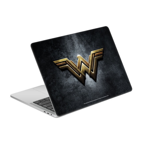 Justice League Movie Logo And Character Art Wonder Woman Vinyl Sticker Skin Decal Cover for Apple MacBook Pro 13" A1989 / A2159