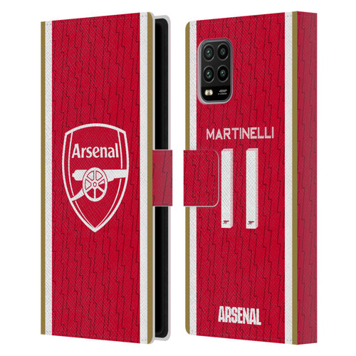 Arsenal FC 2023/24 Players Home Kit Gabriel Leather Book Wallet Case Cover For Xiaomi Mi 10 Lite 5G