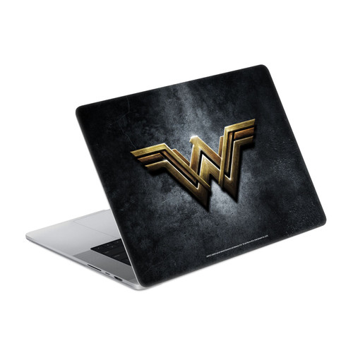 Justice League Movie Logo And Character Art Wonder Woman Vinyl Sticker Skin Decal Cover for Apple MacBook Pro 14" A2442