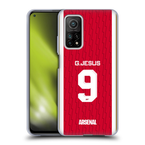 Arsenal FC 2023/24 Players Home Kit Gabriel Jesus Soft Gel Case for Xiaomi Mi 10T 5G