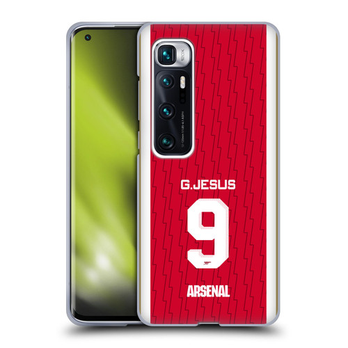 Arsenal FC 2023/24 Players Home Kit Gabriel Jesus Soft Gel Case for Xiaomi Mi 10 Ultra 5G
