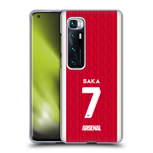 Arsenal FC 2023/24 Players Home Kit Bukayo Saka Soft Gel Case for Xiaomi Mi 10 Ultra 5G