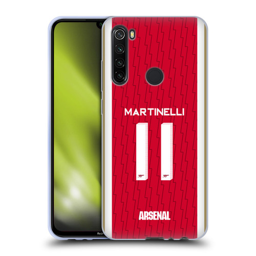 Arsenal FC 2023/24 Players Home Kit Gabriel Soft Gel Case for Xiaomi Redmi Note 8T