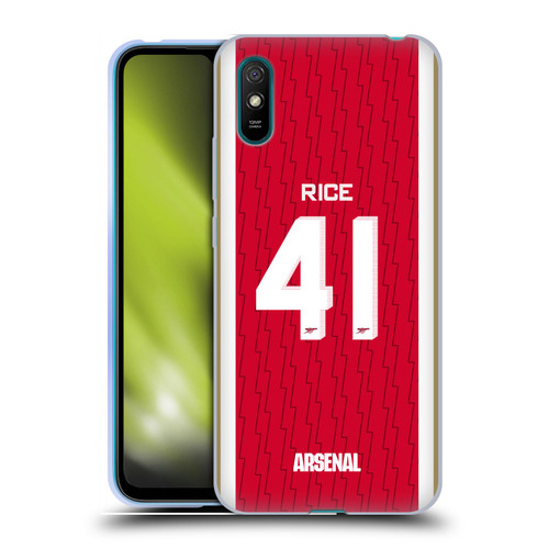 Arsenal FC 2023/24 Players Home Kit Declan Rice Soft Gel Case for Xiaomi Redmi 9A / Redmi 9AT