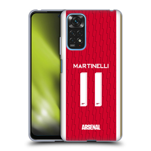 Arsenal FC 2023/24 Players Home Kit Gabriel Soft Gel Case for Xiaomi Redmi Note 11 / Redmi Note 11S