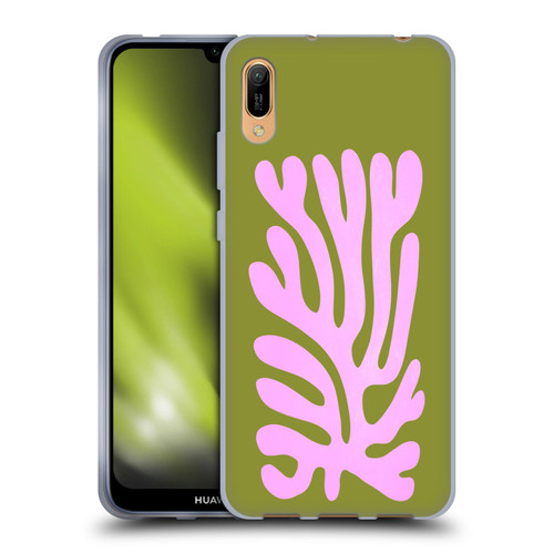 Ayeyokp Plant Pattern Abstract Soft Gel Case for Huawei Y6 Pro (2019)