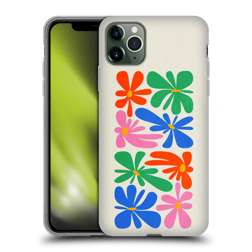 Ayeyokp Plant Pattern Flower Shapes Flowers Bloom Soft Gel Case for Apple iPhone 11 Pro Max
