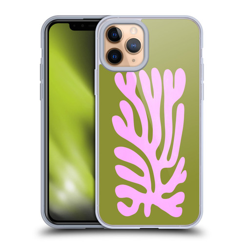 Ayeyokp Plant Pattern Abstract Soft Gel Case for Apple iPhone 11 Pro