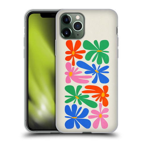 Ayeyokp Plant Pattern Flower Shapes Flowers Bloom Soft Gel Case for Apple iPhone 11 Pro