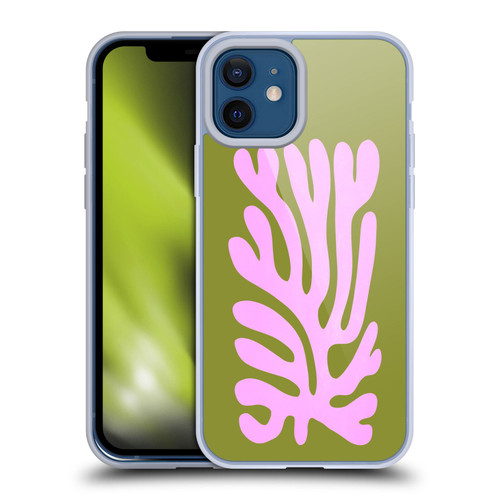 Ayeyokp Plant Pattern Abstract Soft Gel Case for Apple iPhone 12 / iPhone 12 Pro