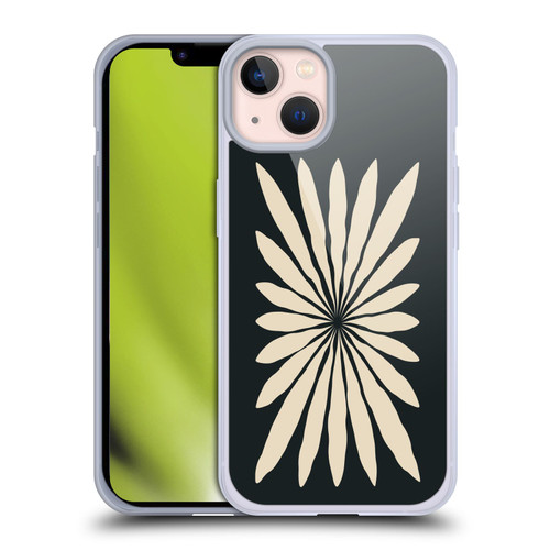 Ayeyokp Plant Pattern Star Leaf Soft Gel Case for Apple iPhone 13