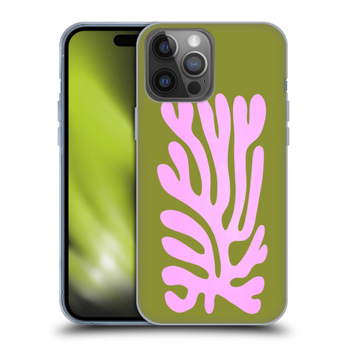 Ayeyokp Plant Pattern Abstract Soft Gel Case for Apple iPhone 14 Pro Max