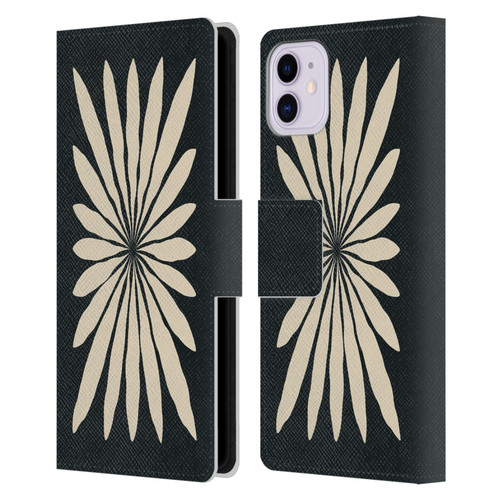 Ayeyokp Plant Pattern Star Leaf Leather Book Wallet Case Cover For Apple iPhone 11