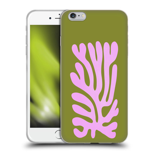 Ayeyokp Plant Pattern Abstract Soft Gel Case for Apple iPhone 6 Plus / iPhone 6s Plus