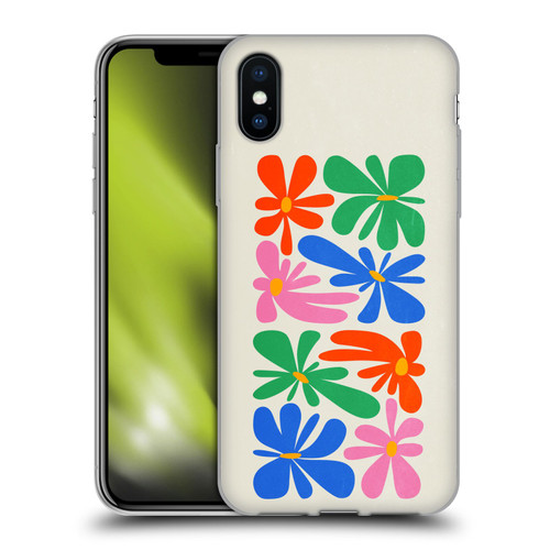 Ayeyokp Plant Pattern Flower Shapes Flowers Bloom Soft Gel Case for Apple iPhone X / iPhone XS