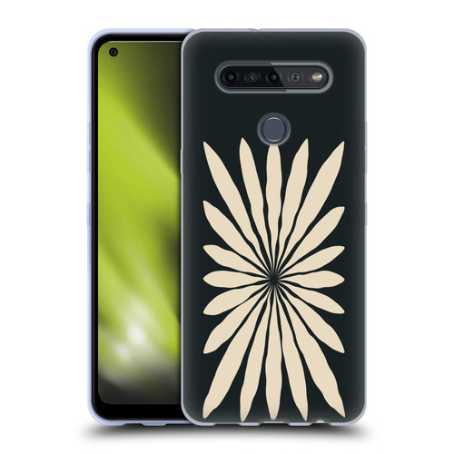 Ayeyokp Plant Pattern Star Leaf Soft Gel Case for LG K51S