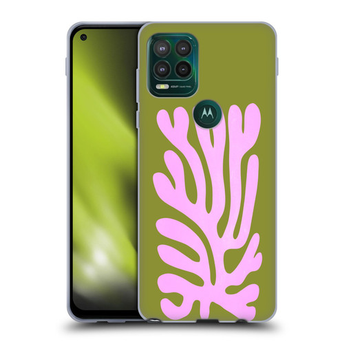 Ayeyokp Plant Pattern Abstract Soft Gel Case for Motorola Moto G Stylus 5G 2021