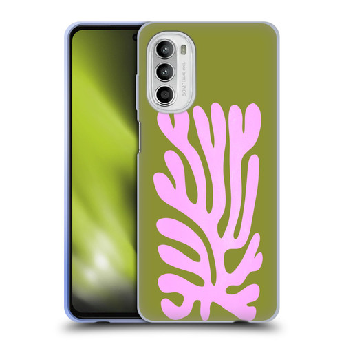 Ayeyokp Plant Pattern Abstract Soft Gel Case for Motorola Moto G52