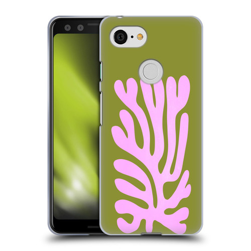 Ayeyokp Plant Pattern Abstract Soft Gel Case for Google Pixel 3