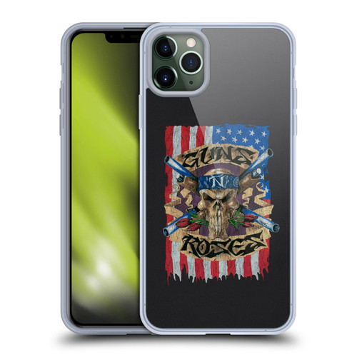 Guns N' Roses Band Art Flag Soft Gel Case for Apple iPhone 11 Pro Max