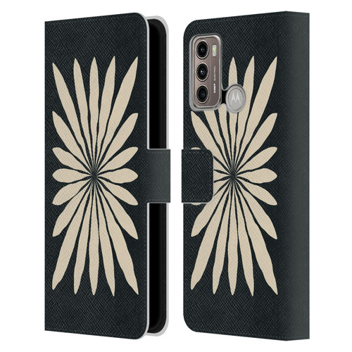 Ayeyokp Plant Pattern Star Leaf Leather Book Wallet Case Cover For Motorola Moto G60 / Moto G40 Fusion