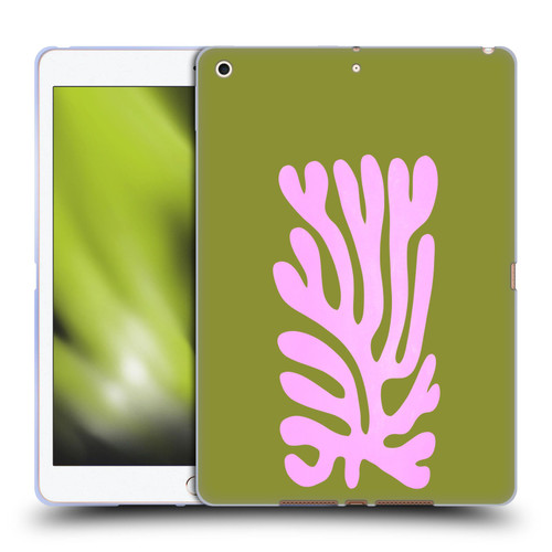 Ayeyokp Plant Pattern Abstract Soft Gel Case for Apple iPad 10.2 2019/2020/2021