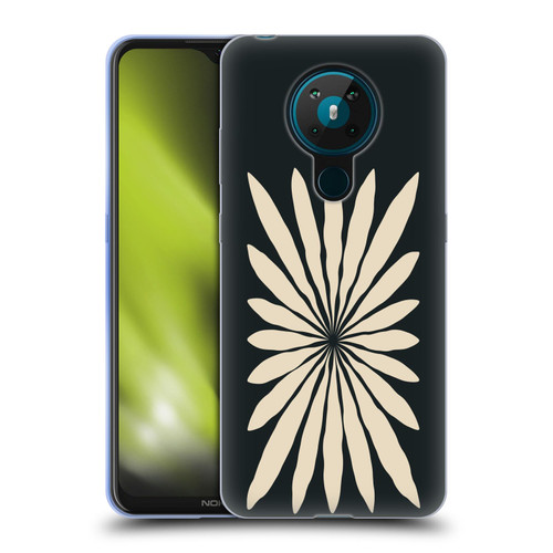 Ayeyokp Plant Pattern Star Leaf Soft Gel Case for Nokia 5.3