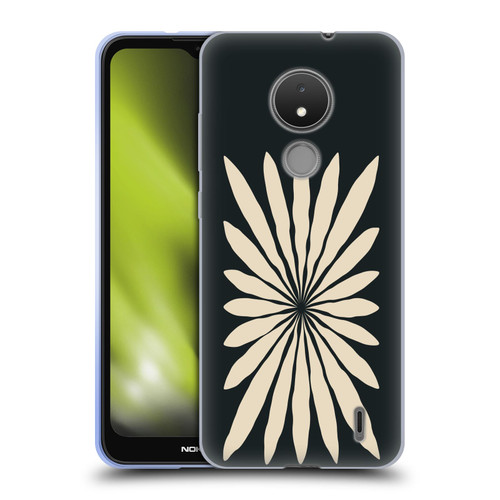 Ayeyokp Plant Pattern Star Leaf Soft Gel Case for Nokia C21