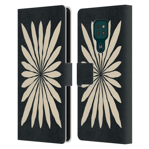 Ayeyokp Plant Pattern Star Leaf Leather Book Wallet Case Cover For Motorola Moto G9 Play