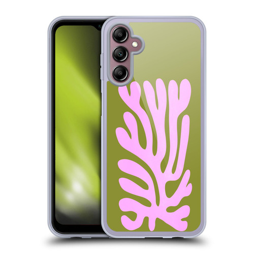 Ayeyokp Plant Pattern Abstract Soft Gel Case for Samsung Galaxy A14 5G