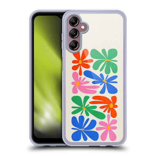 Ayeyokp Plant Pattern Flower Shapes Flowers Bloom Soft Gel Case for Samsung Galaxy A14 5G