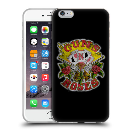 Guns N' Roses Band Art Cards Soft Gel Case for Apple iPhone 6 Plus / iPhone 6s Plus