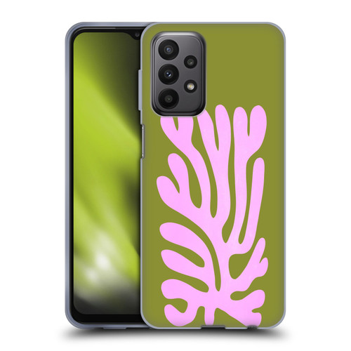 Ayeyokp Plant Pattern Abstract Soft Gel Case for Samsung Galaxy A23 / 5G (2022)